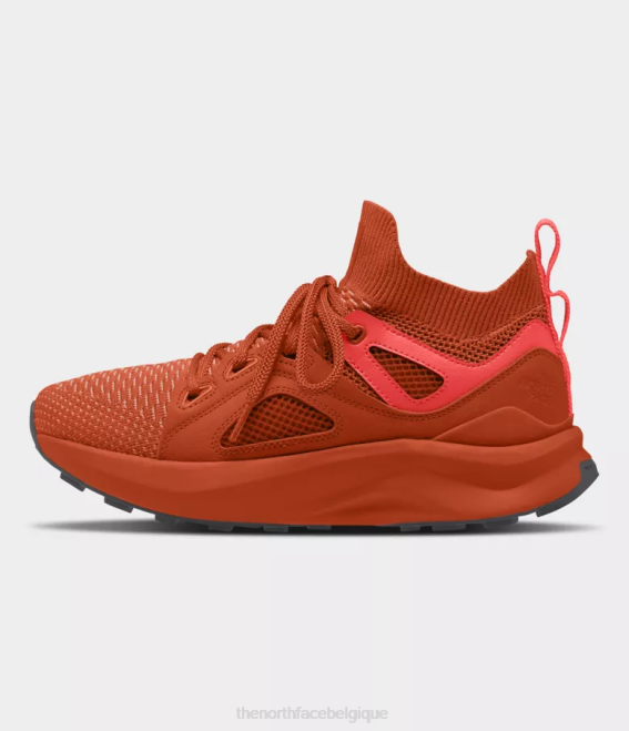 marron sienne/corail solaire femmes The North Face chaussures de luxe hypnum 62XR451