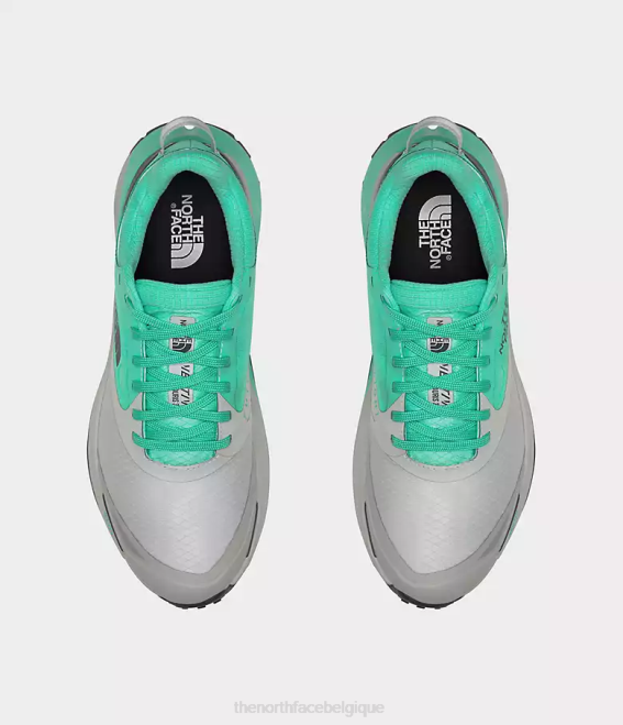 gris étain/écume de mer vive femmes The North Face chaussures vectiv enduris 3 futurelight 62XR1054