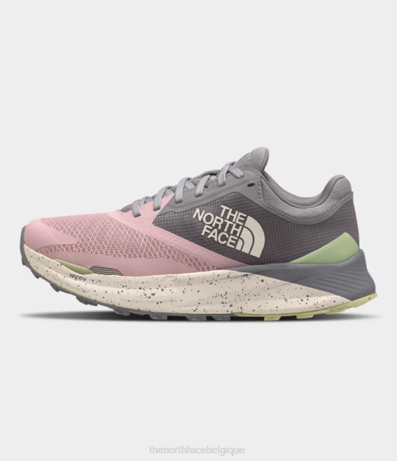 rose pur/gris mélangé femmes The North Face chaussures vectiv enduris 3 62XR385 - Cliquez sur l'image pour la fermer