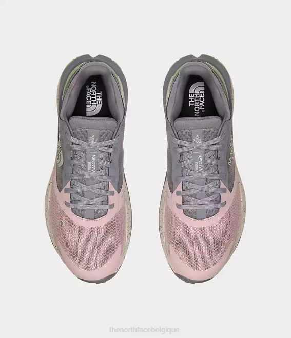 rose pur/gris mélangé femmes The North Face chaussures vectiv enduris 3 62XR385