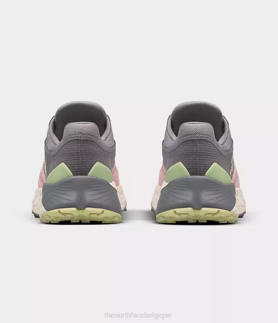 rose pur/gris mélangé femmes The North Face chaussures vectiv enduris 3 62XR385