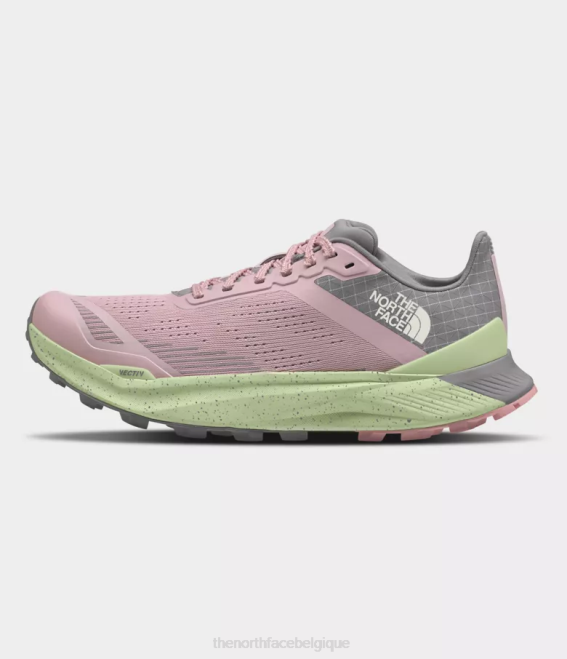 rose pur/gris mélangé femmes The North Face chaussures vectiv infinite 2 62XR334