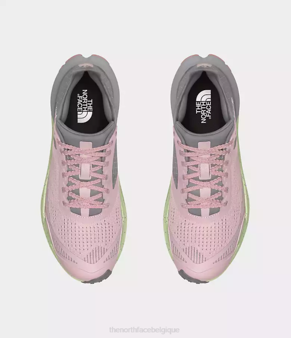 rose pur/gris mélangé femmes The North Face chaussures vectiv infinite 2 62XR334