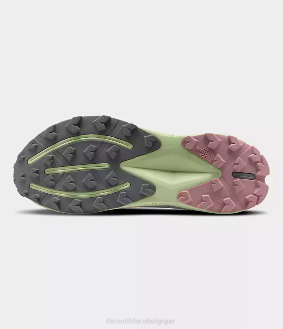 rose pur/gris mélangé femmes The North Face chaussures vectiv infinite 2 62XR334