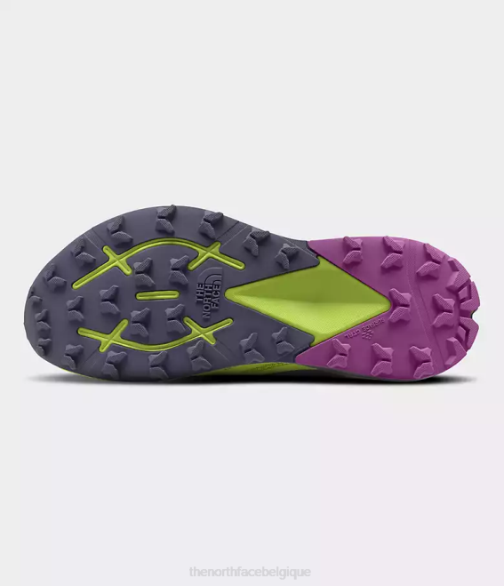 summit led jaune/ardoise lunaire femmes The North Face chaussures vectiv enduris 3 62XR388