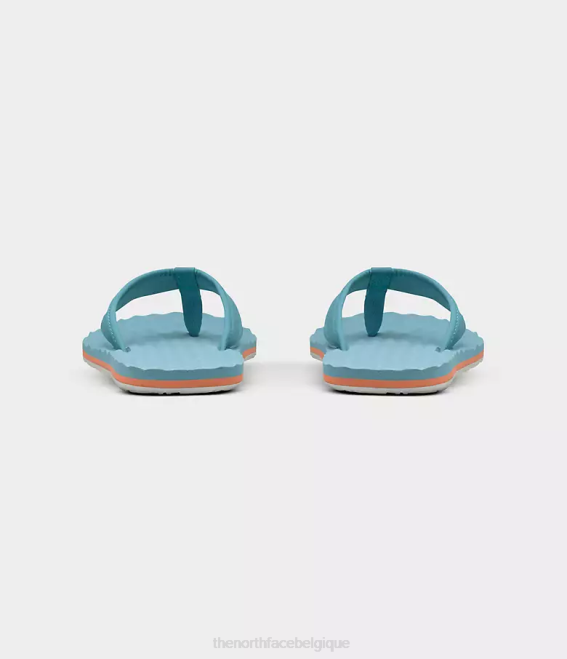 Eaux du récif du camp de base/gardénia blanc femmes The North Face base camp mini slip-ons ii 62XR63