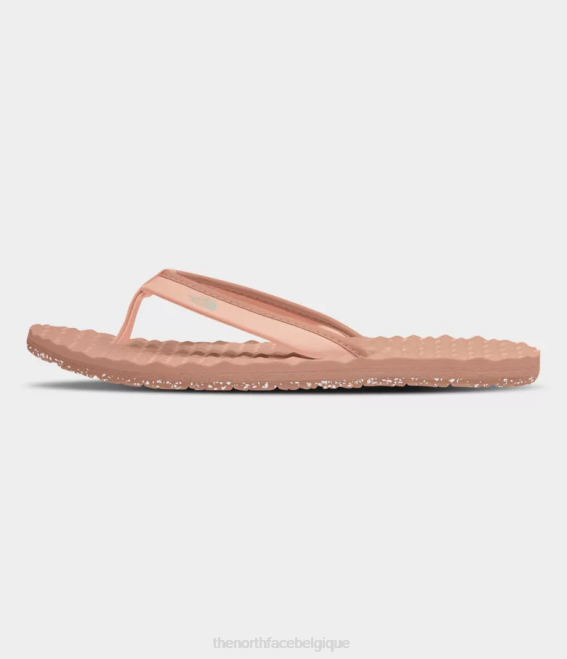 café crème/rose sable du soir femmes The North Face base camp mini slip-ons ii 62XR62