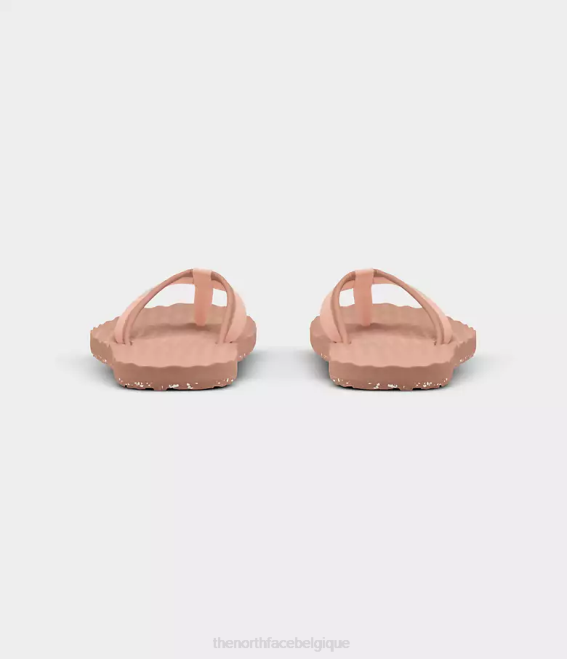 café crème/rose sable du soir femmes The North Face base camp mini slip-ons ii 62XR62