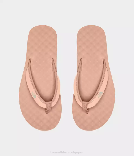 café crème/rose sable du soir femmes The North Face base camp mini slip-ons ii 62XR62