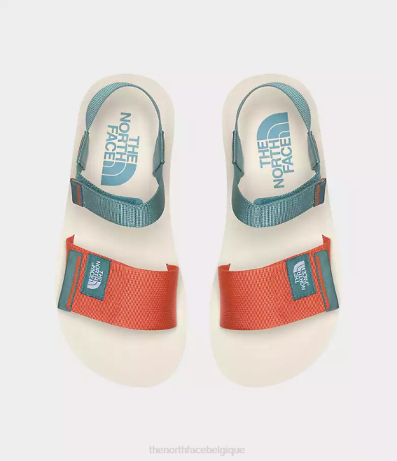 gardénia blanc/orange corail poussiéreux femmes The North Face sandales Skeena 62XR256