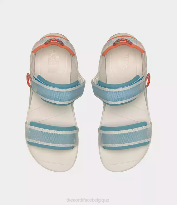 gardénia blanc/orange corail poussiéreux femmes The North Face sandales de sport Skeena 62XR516