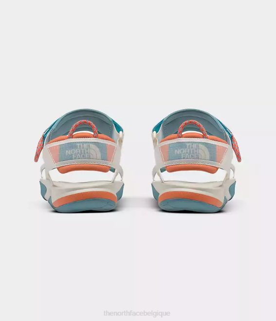 gardénia blanc/orange corail poussiéreux femmes The North Face sandales de sport Skeena 62XR516