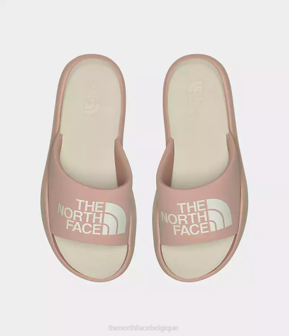 mousse rose/gardénia blanc femmes The North Face diapositives du triarque 62XR171