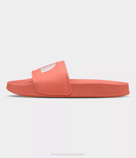 orange corail poussiéreux/blanc tnf femmes The North Face toboggans du camp de base iii 62XR577