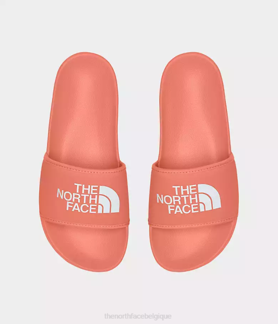 orange corail poussiéreux/blanc tnf femmes The North Face toboggans du camp de base iii 62XR577