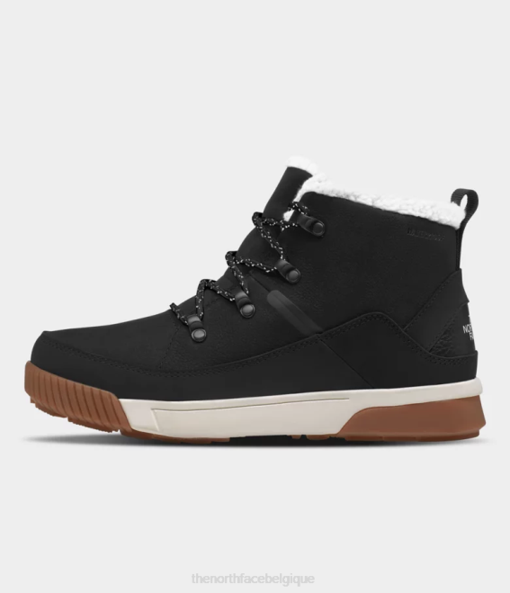 tnf noir/gardénia blanc femmes The North Face bottes imperméables à lacets mi-hautes sierra 62XR1100