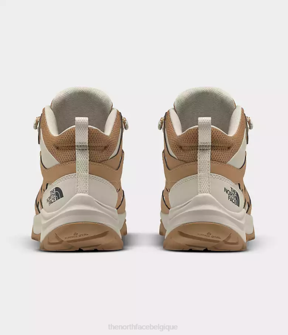beurre d'amande/grès femmes The North Face bottes imperméables mi-hautes hedgehog 3 62XR684