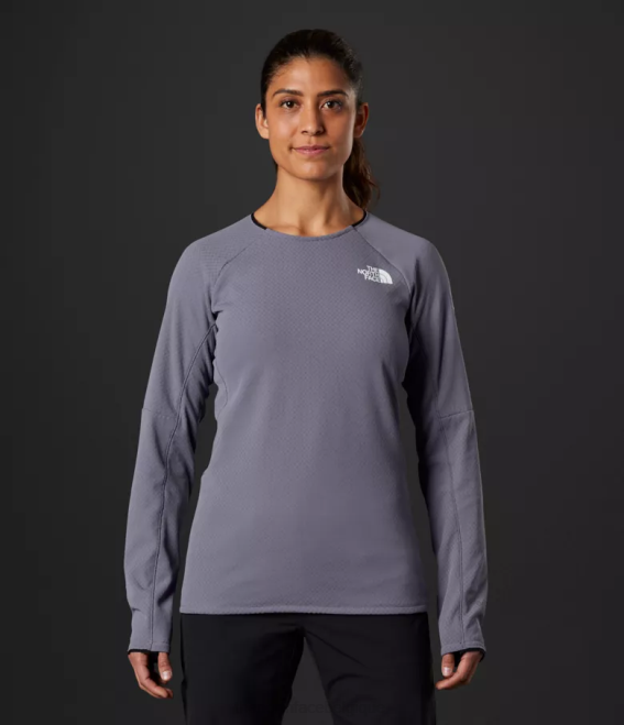 ardoise lunaire femmes The North Face équipage Futureflece de la série Summit 62XR164