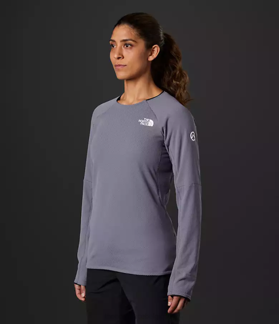 ardoise lunaire femmes The North Face équipage Futureflece de la série Summit 62XR164