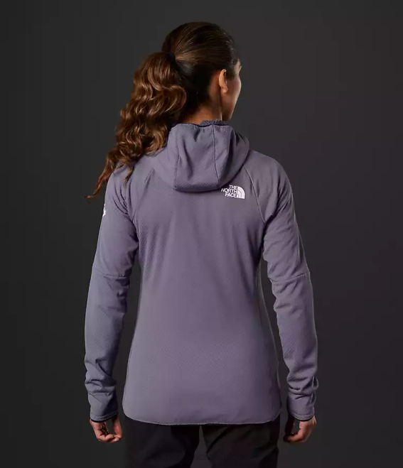 ardoise lunaire femmes The North Face sweat à capuche entièrement zippé Summit Series Futurefleece 62XR738