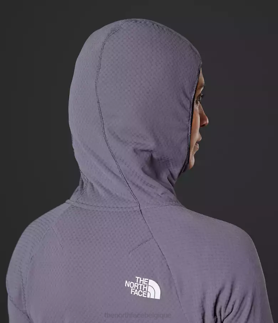 ardoise lunaire femmes The North Face sweat à capuche entièrement zippé Summit Series Futurefleece 62XR738