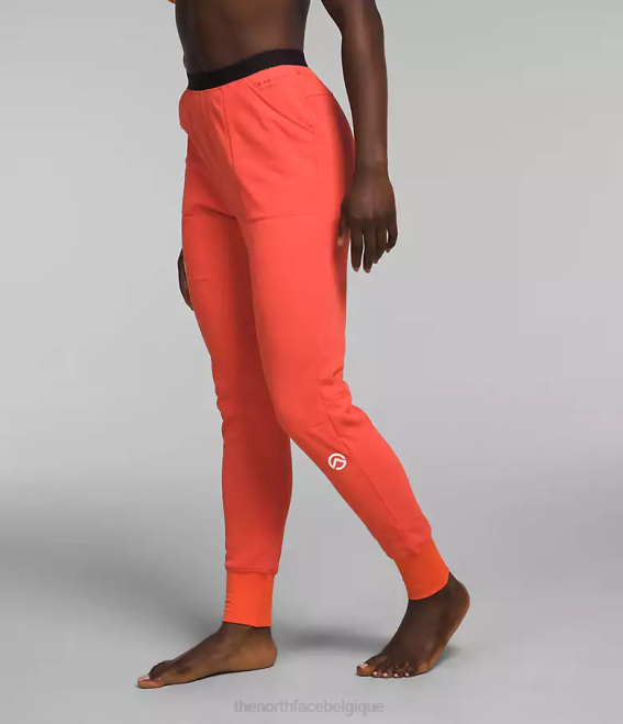 orange rayonnant femmes The North Face pantalon polaire future série summit 62XR899