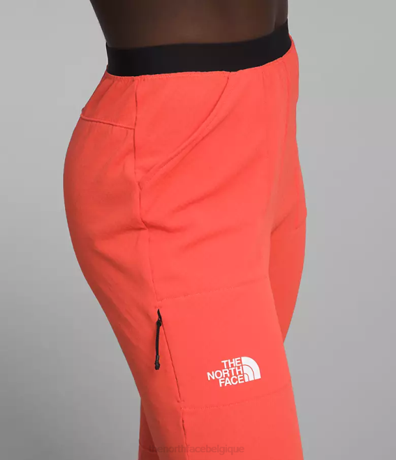 orange rayonnant femmes The North Face pantalon polaire future série summit 62XR899