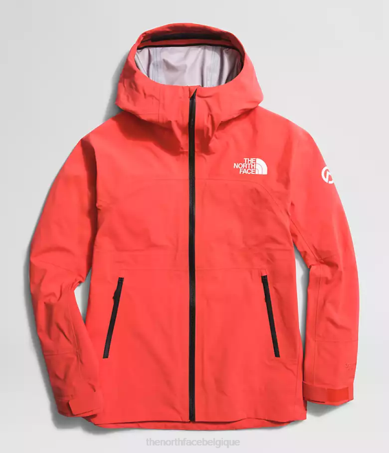 orange rayonnant femmes The North Face veste Chamlang Futurelight de la série Summit 62XR1173