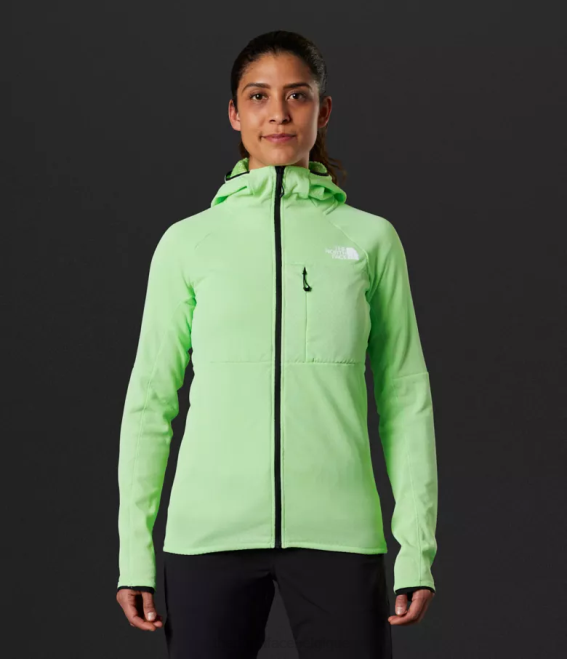 patine verte femmes The North Face sweat à capuche entièrement zippé Summit Series Futurefleece 62XR739 - Cliquez sur l'image pour la fermer