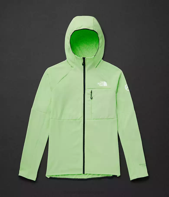 patine verte femmes The North Face sweat à capuche entièrement zippé Summit Series Futurefleece 62XR739