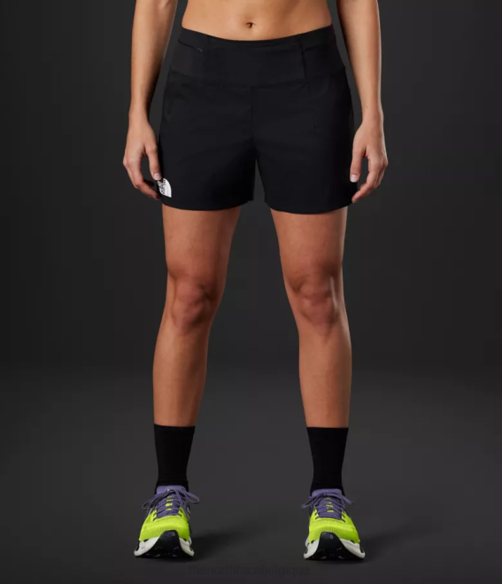 tnf noir femmes The North Face short de course meneur de la série summit 62XR748