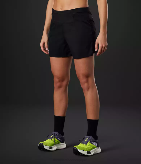 tnf noir femmes The North Face short de course meneur de la série summit 62XR748