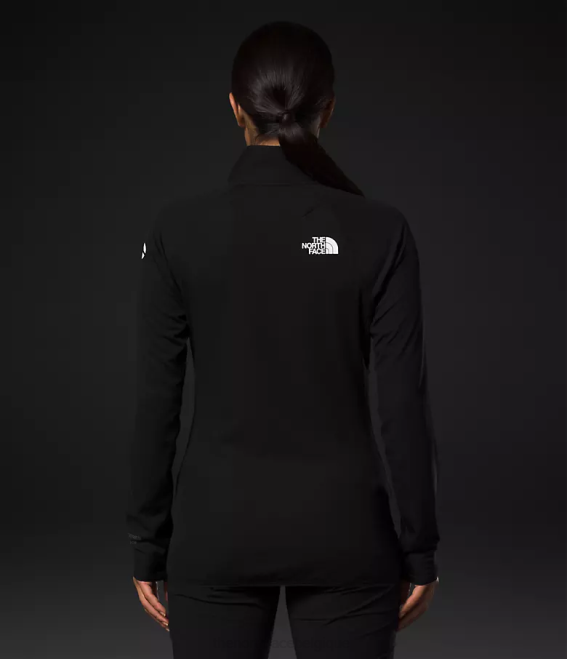 tnf noir femmes The North Face summit series futurefleece lt-zip 62XR446