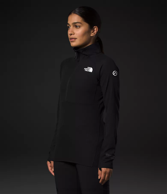 tnf noir femmes The North Face summit series futurefleece lt-zip 62XR446