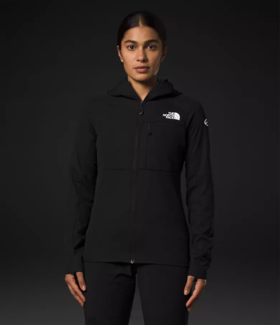 tnf noir femmes The North Face sweat à capuche entièrement zippé Summit Series Futurefleece 62XR737