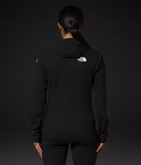 tnf noir femmes The North Face sweat à capuche entièrement zippé Summit Series Futurefleece 62XR737