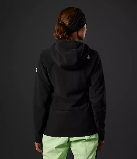 tnf noir femmes The North Face sweat à capuche hybride casaval série summit 62XR321