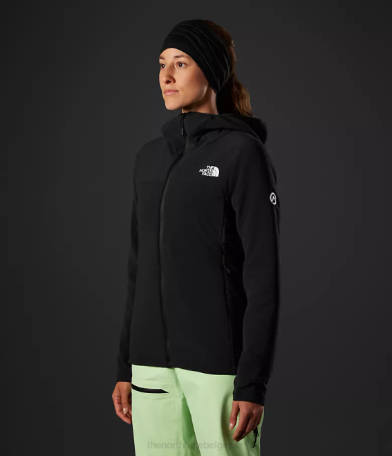 tnf noir femmes The North Face sweat à capuche hybride casaval série summit 62XR321