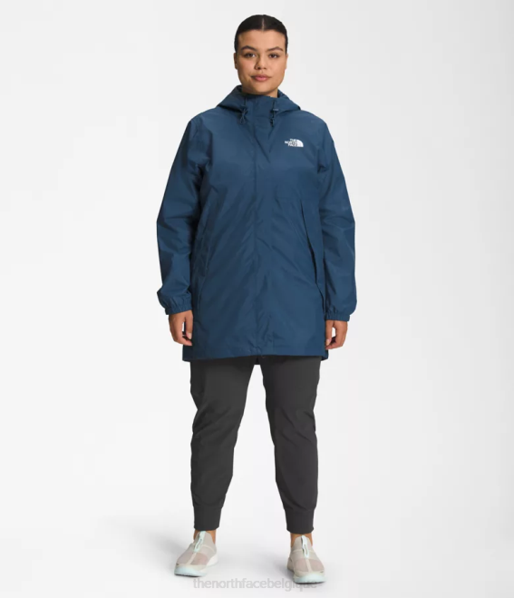 bleu ombragé femmes The North Face parka antora 62XR438