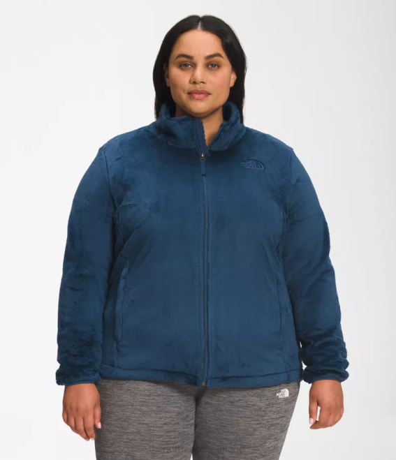 bleu ombragé femmes The North Face plus veste osito 62XR1088