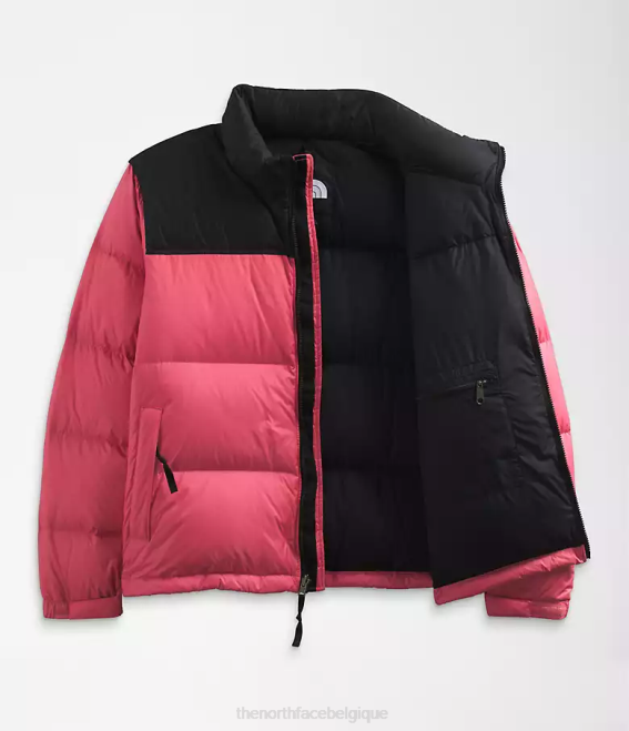 cosmos rose femmes The North Face plus veste nuptse rétro 1996 62XR799