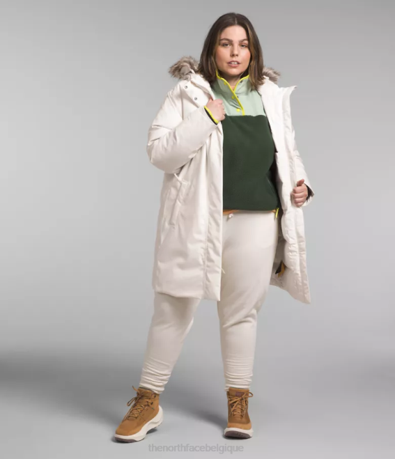 gardénia blanc femmes The North Face plus une parka arctique 62XR967