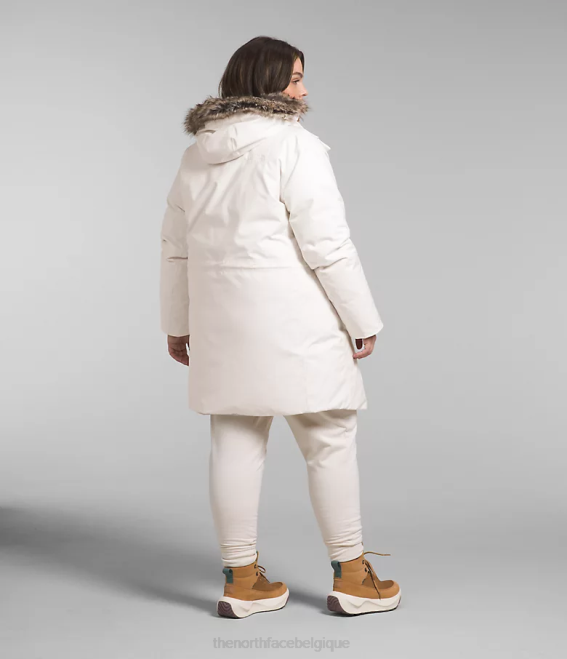 gardénia blanc femmes The North Face plus une parka arctique 62XR967