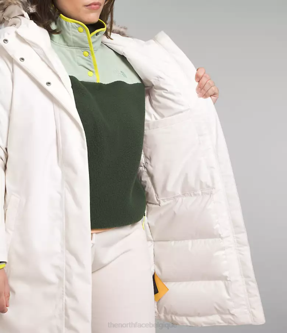 gardénia blanc femmes The North Face plus une parka arctique 62XR967