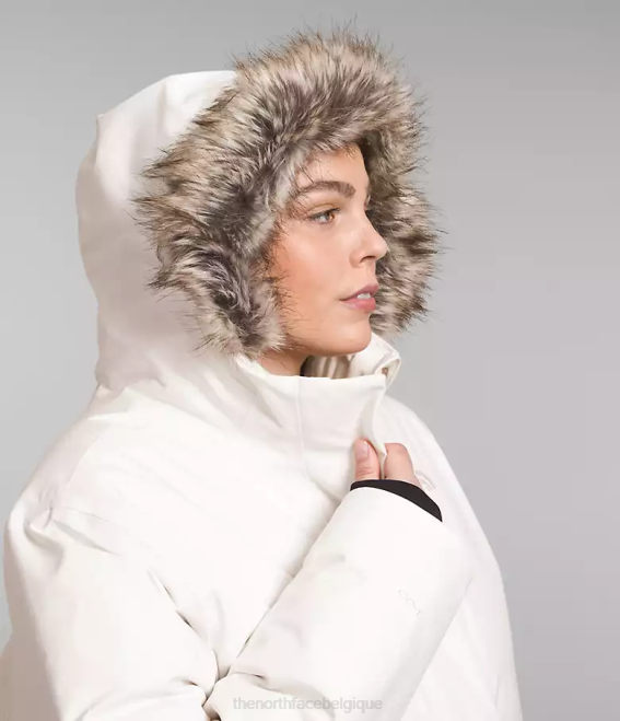 gardénia blanc femmes The North Face plus une parka arctique 62XR967