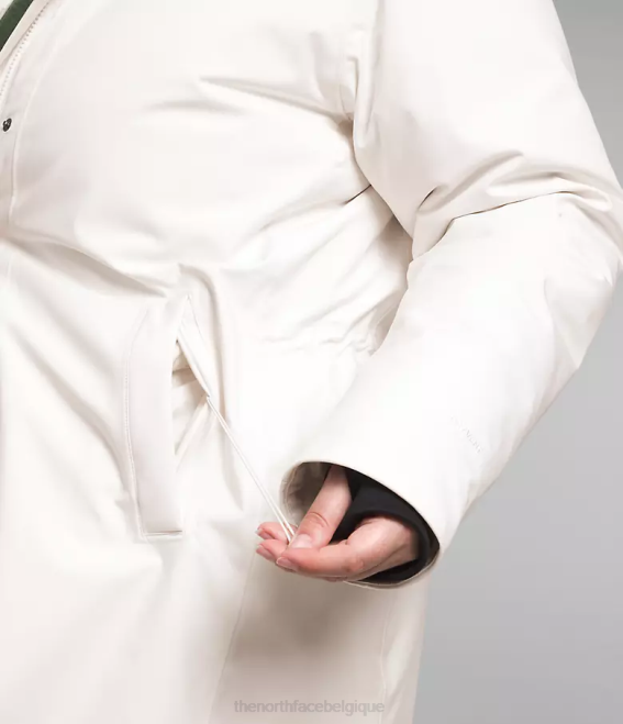 gardénia blanc femmes The North Face plus une parka arctique 62XR967