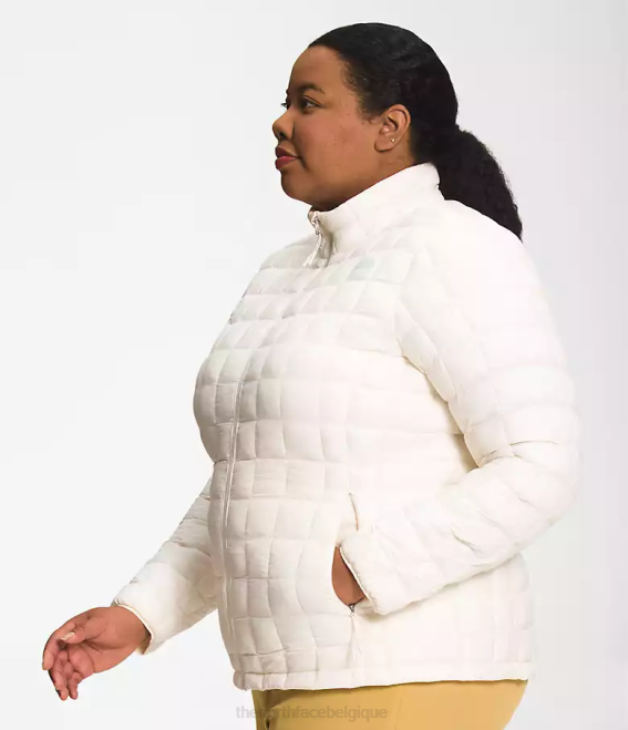 gardénia blanc femmes The North Face plus veste thermoball eco 2.0 62XR53