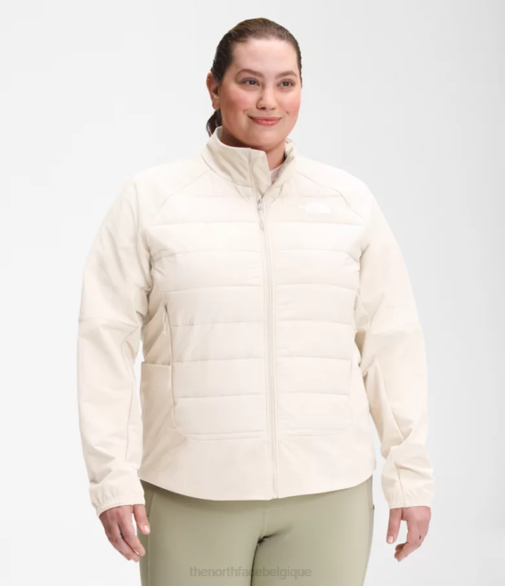 gardénia blanc femmes The North Face veste hybride plus Shelter Cove 62XR1145