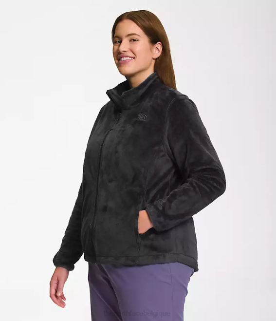 gris asphalte femmes The North Face plus veste osito 62XR1091