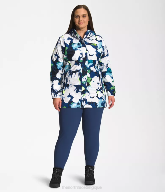 imprimé floral abstrait marine smmt femmes The North Face parka antora 62XR437